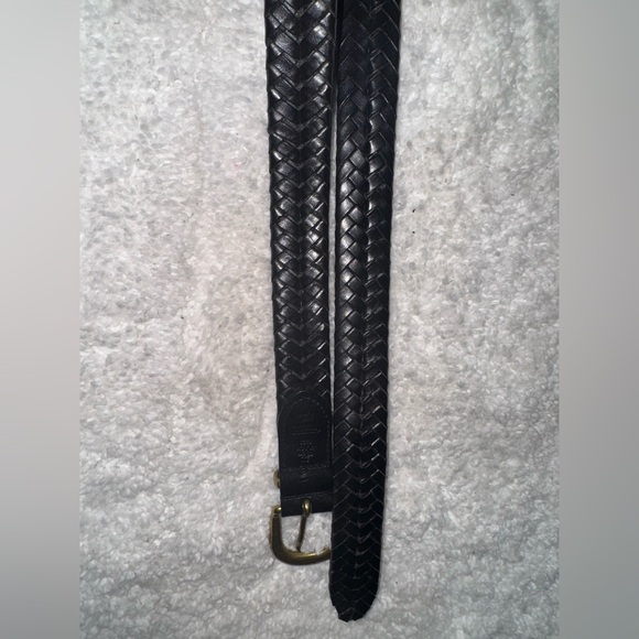 Coach Women’s Braid Black Belt-Preloved size 30 inches/75cm - Picture 6 of 7